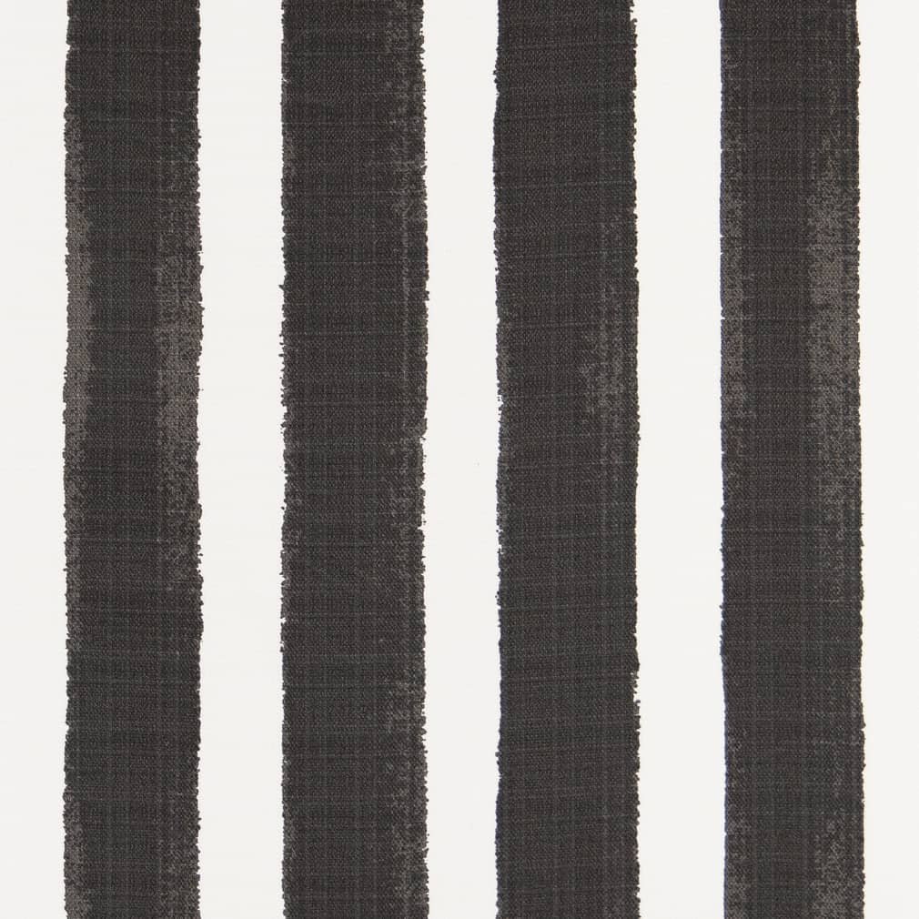 D2511 Stripe Coal Black Charlotte Fabrics
