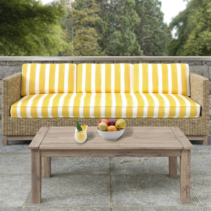 D2512 Stripe Lemon Gold & Yellow Charlotte Fabrics