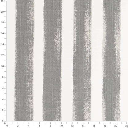 D2513 Stripe Dolphin Grey & Silver Charlotte Fabrics