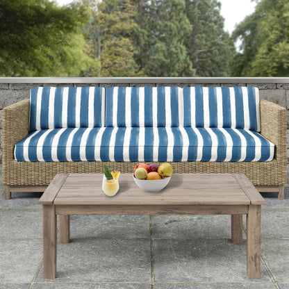 D2514 Stripe Navy Blue Charlotte Fabrics