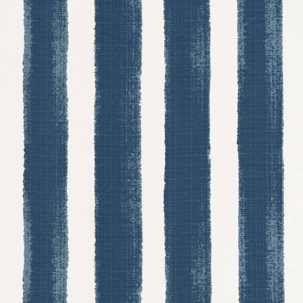 D2514 Stripe Navy Blue Charlotte Fabrics