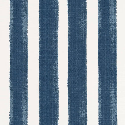 D2514 Stripe Navy Blue Charlotte Fabrics
