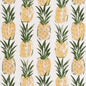 D2516 Novelty,Tropical & Botanical Pineapple Gold & Yellow,Green Charlotte Fabrics