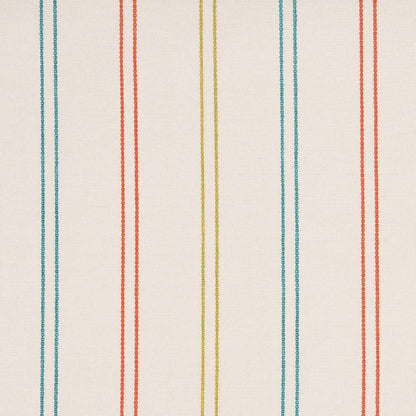 D2538 Stripe Tropical Aqua & Teal,Orange & Rust Charlotte Fabrics