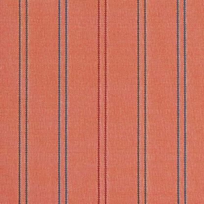 D2539 Stripe Punch Coral & Peach Charlotte Fabrics