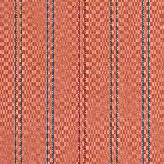 D2539 Stripe Punch Coral & Peach Charlotte Fabrics
