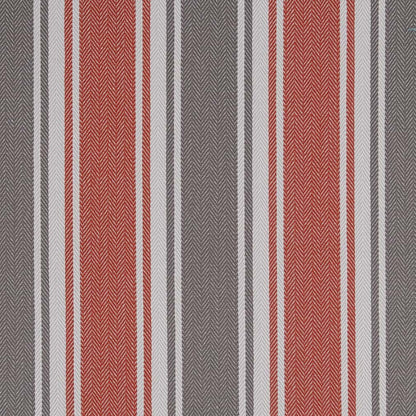 D2544 Stripe Brick Coral & Peach Charlotte Fabrics