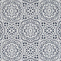 D2546 Abstract & Geometric,Global Indigo Blue Charlotte Fabrics
