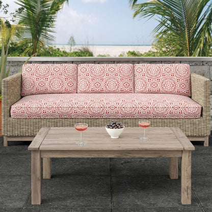 D2549 Abstract & Geometric,Global Coral Coral & Peach Charlotte Fabrics