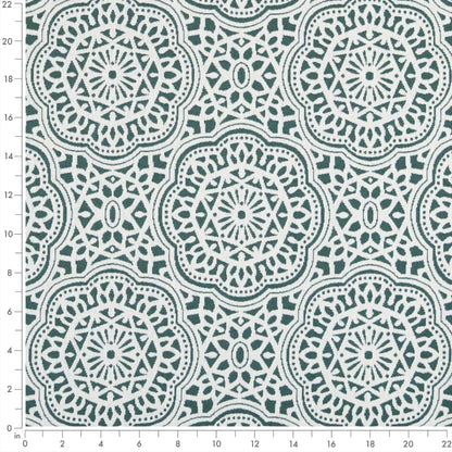 D2550 Abstract & Geometric,Global Caribbean Aqua & Teal Charlotte Fabrics