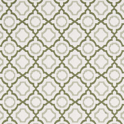 D2559 Abstract & Geometric Avocado Green Charlotte Fabrics