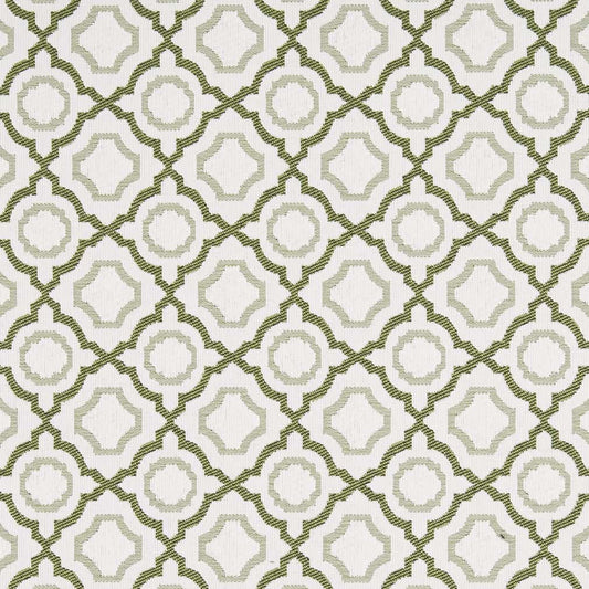 D2559 Abstract & Geometric Avocado Green Charlotte Fabrics