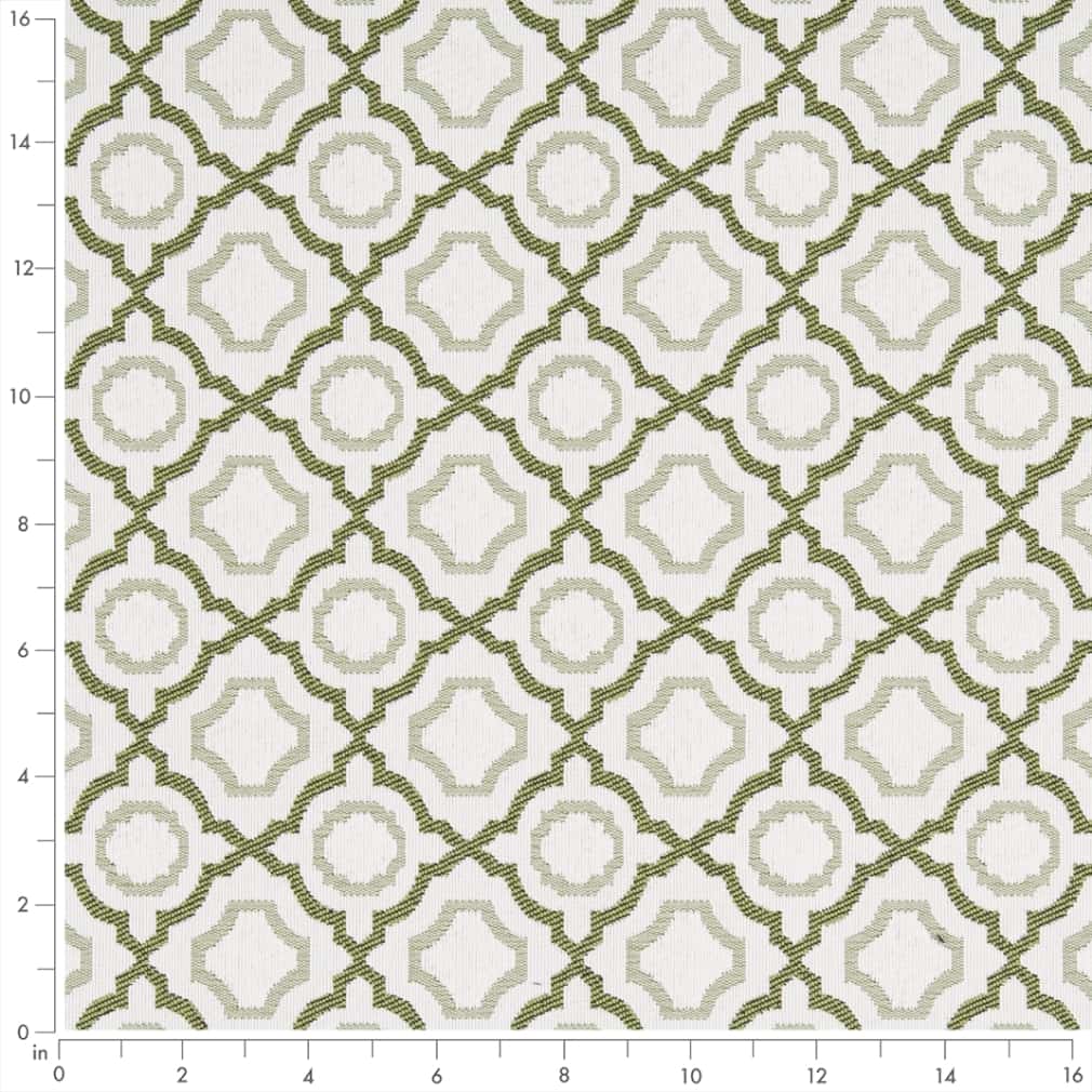 D2559 Abstract & Geometric Avocado Green Charlotte Fabrics