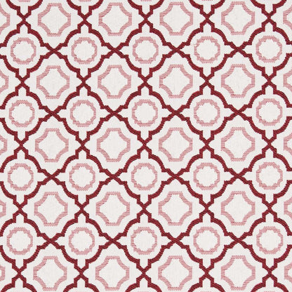D2560 Abstract & Geometric Scarlet Red & Burgundy Charlotte Fabrics