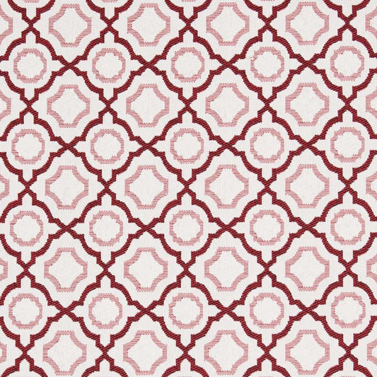 D2560 Abstract & Geometric Scarlet Red & Burgundy Charlotte Fabrics