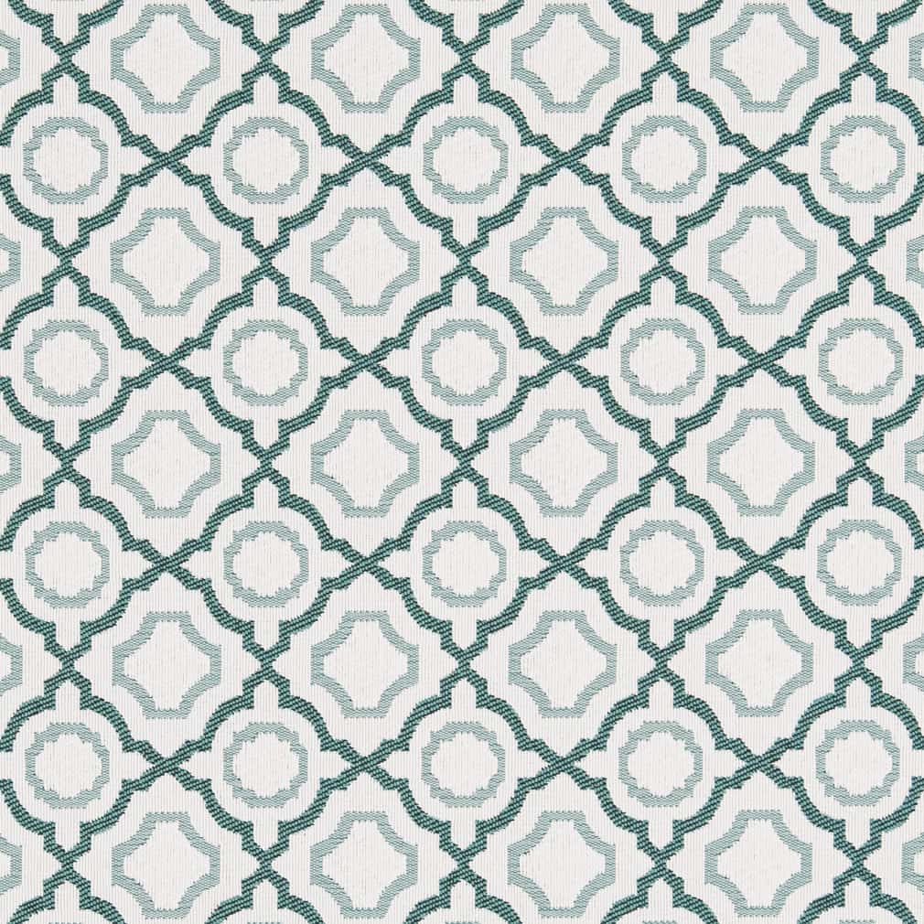 D2562 Abstract & Geometric Lagoon Aqua & Teal Charlotte Fabrics