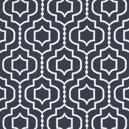 D2564 Abstract & Geometric Navy Blue Charlotte Fabrics