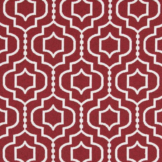 D2566 Abstract & Geometric Crimson Red & Burgundy Charlotte Fabrics