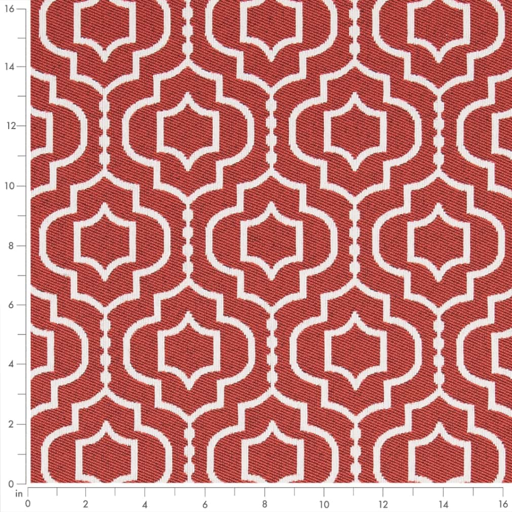 D2567 Abstract & Geometric Salmon Coral & Peach Charlotte Fabrics