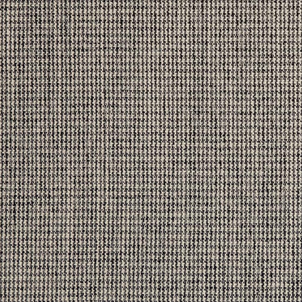 D2574 Check & Houndstooth,Plain & Solid,Small Scale Mini Check Coal Black Charlotte Fabrics