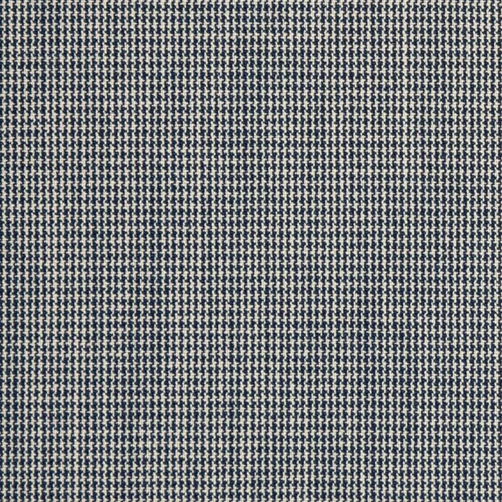 D2576 Check & Houndstooth,Plain & Solid,Small Scale Mini Check Navy Blue Charlotte Fabrics