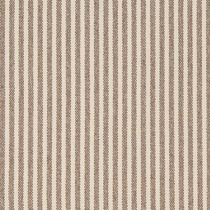 D2585 Small Scale,Stripe Ticking Cafe Brown Charlotte Fabrics