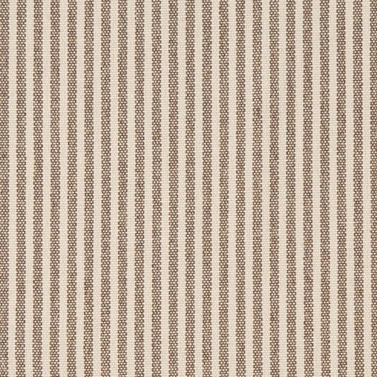 D2585 Small Scale,Stripe Ticking Cafe Brown Charlotte Fabrics
