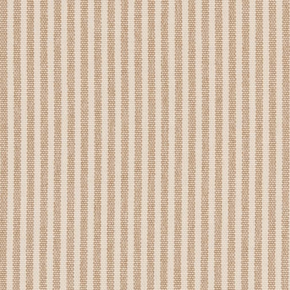 D2590 Small Scale,Stripe Ticking Sand Beige & Taupe Charlotte Fabrics