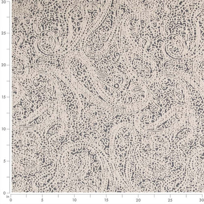 D2597 Paisley Paisley Navy Blue Charlotte Fabrics