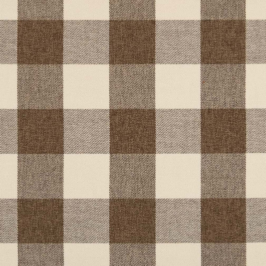 D2599 Check & Houndstooth,Plaid Buffalo Cafe Brown Charlotte Fabrics
