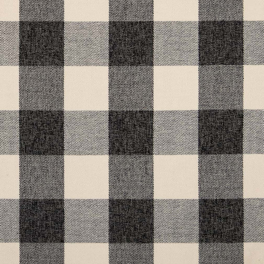 D2600 Check & Houndstooth,Plaid Buffalo Coal Black Charlotte Fabrics