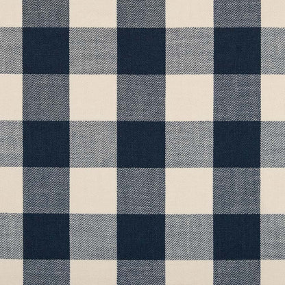 D2602 Check & Houndstooth,Plaid Buffalo Navy Blue Charlotte Fabrics