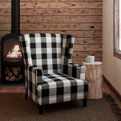 D2603 Check & Houndstooth,Plaid Buffalo Walnut Brown Charlotte Fabrics