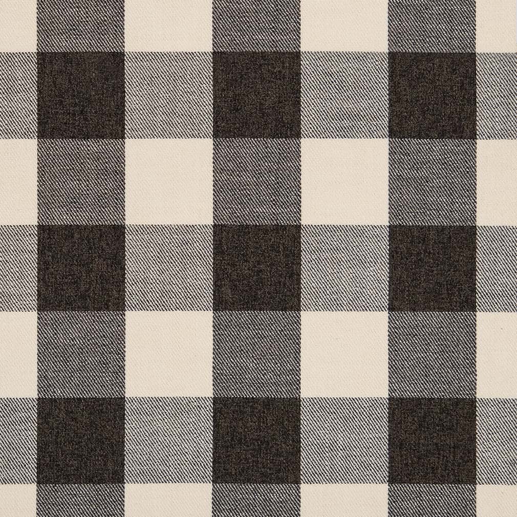 D2603 Check & Houndstooth,Plaid Buffalo Walnut Brown Charlotte Fabrics