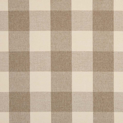 D2604 Check & Houndstooth,Plaid Buffalo Sand Beige & Taupe Charlotte Fabrics