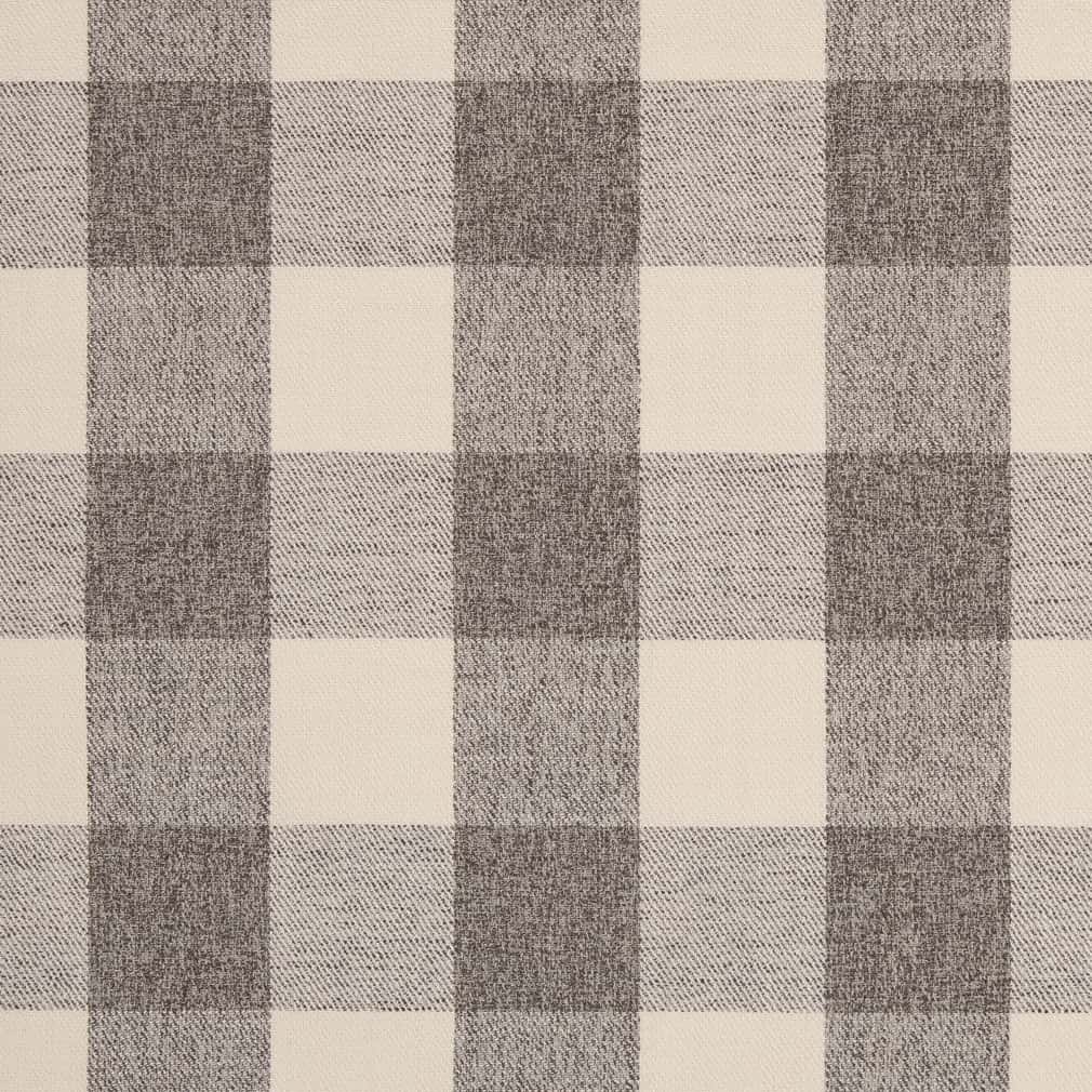 D2605 Check & Houndstooth,Plaid Buffalo Pewter Grey & Silver Charlotte Fabrics
