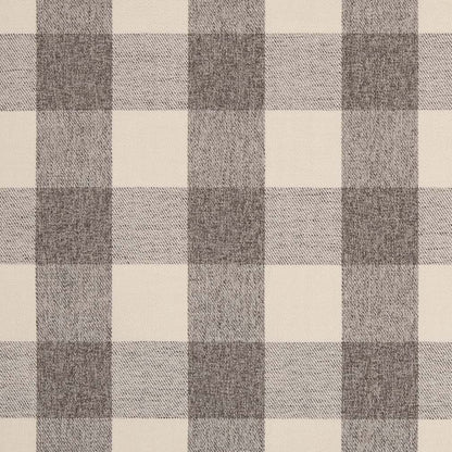 D2605 Check & Houndstooth,Plaid Buffalo Pewter Grey & Silver Charlotte Fabrics