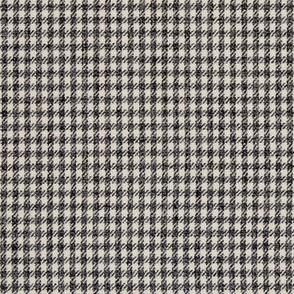 D2607 Check & Houndstooth,Small Scale Check Coal Black Charlotte Fabrics