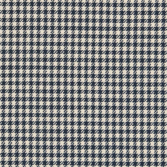 D2609 Check & Houndstooth,Small Scale Check Navy Blue Charlotte Fabrics