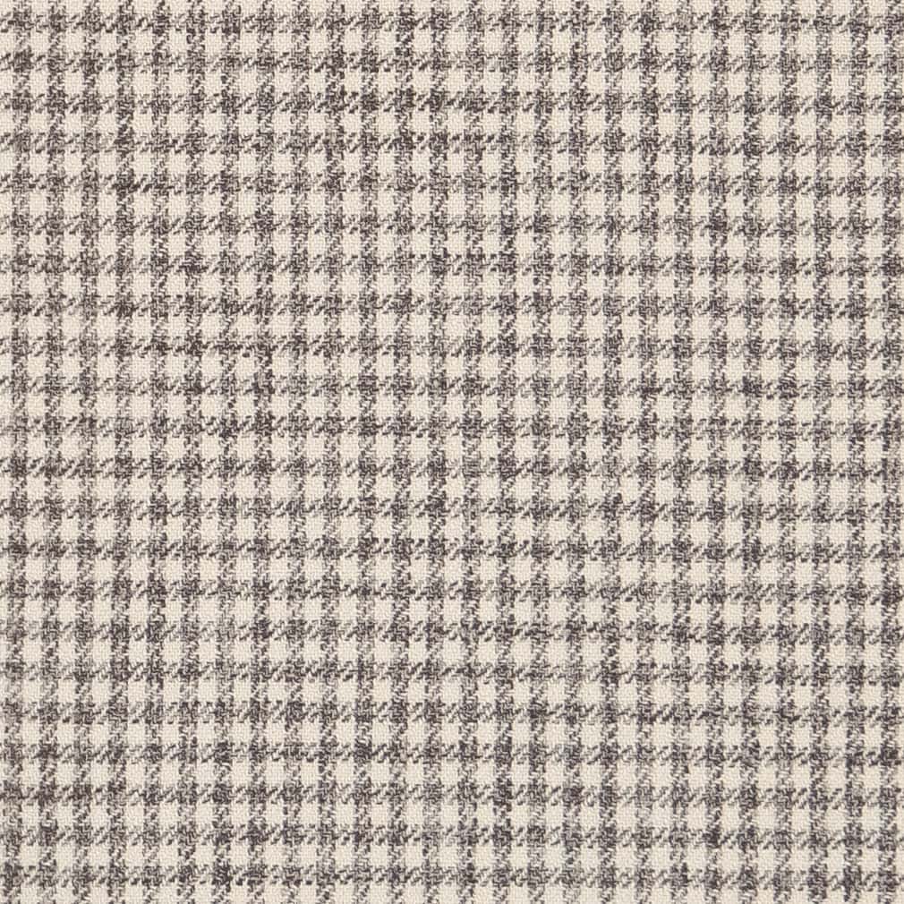D2612 Check & Houndstooth,Small Scale Check Pewter Grey & Silver Charlotte Fabrics