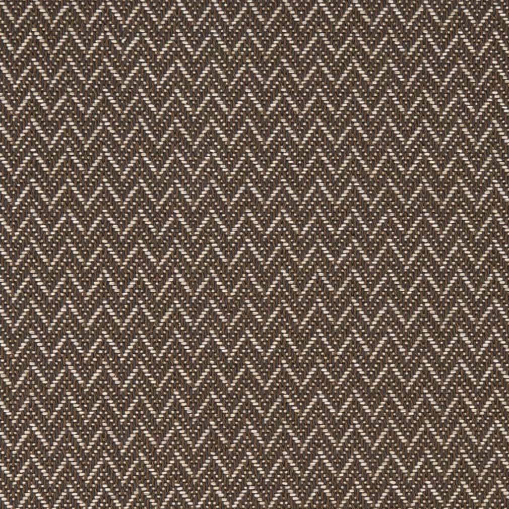 D2613 Abstract & Geometric,Herringbone & Chevron,Small Scale Chevron Walnut Brown Charlotte Fabrics