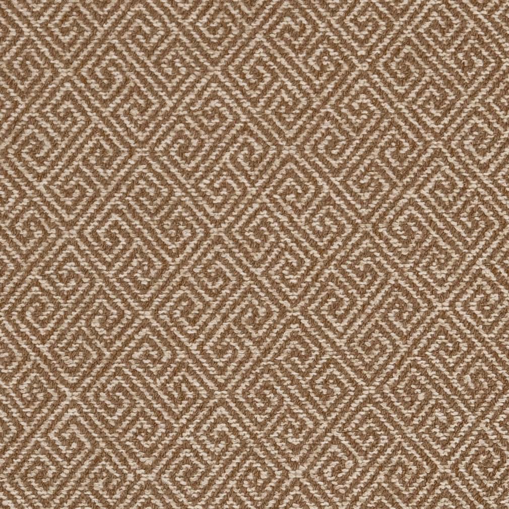 D2617 Abstract & Geometric,Greek Key Greek Key Cafe Beige & Taupe,Brown Charlotte Fabrics