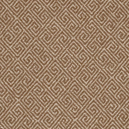 D2617 Abstract & Geometric,Greek Key Greek Key Cafe Beige & Taupe,Brown Charlotte Fabrics