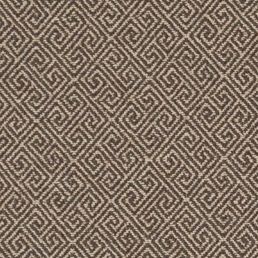 D2619 Abstract & Geometric,Greek Key Greek Key Walnut Brown Charlotte Fabrics