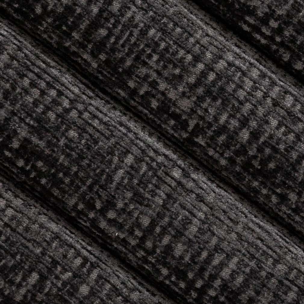 D2628 Plain & Solid Onyx Black,Grey & Silver Charlotte Fabrics