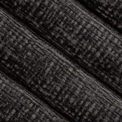 D2628 Plain & Solid Onyx Black,Grey & Silver Charlotte Fabrics