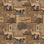 D2661 Novelty Nature Beige Brown Charlotte Fabrics
