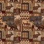 D2676 Novelty Maple Brown Charlotte Fabrics