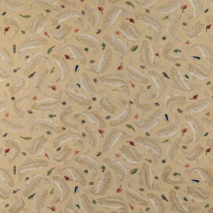 D2680 Novelty Fishing Khaki Beige & Taupe Charlotte Fabrics