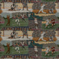 D2681 Novelty Sports Blue,Green Charlotte Fabrics